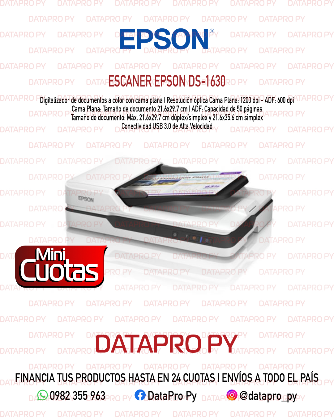 Escáner Epson DS-1630 Escáner Epson DS-1630