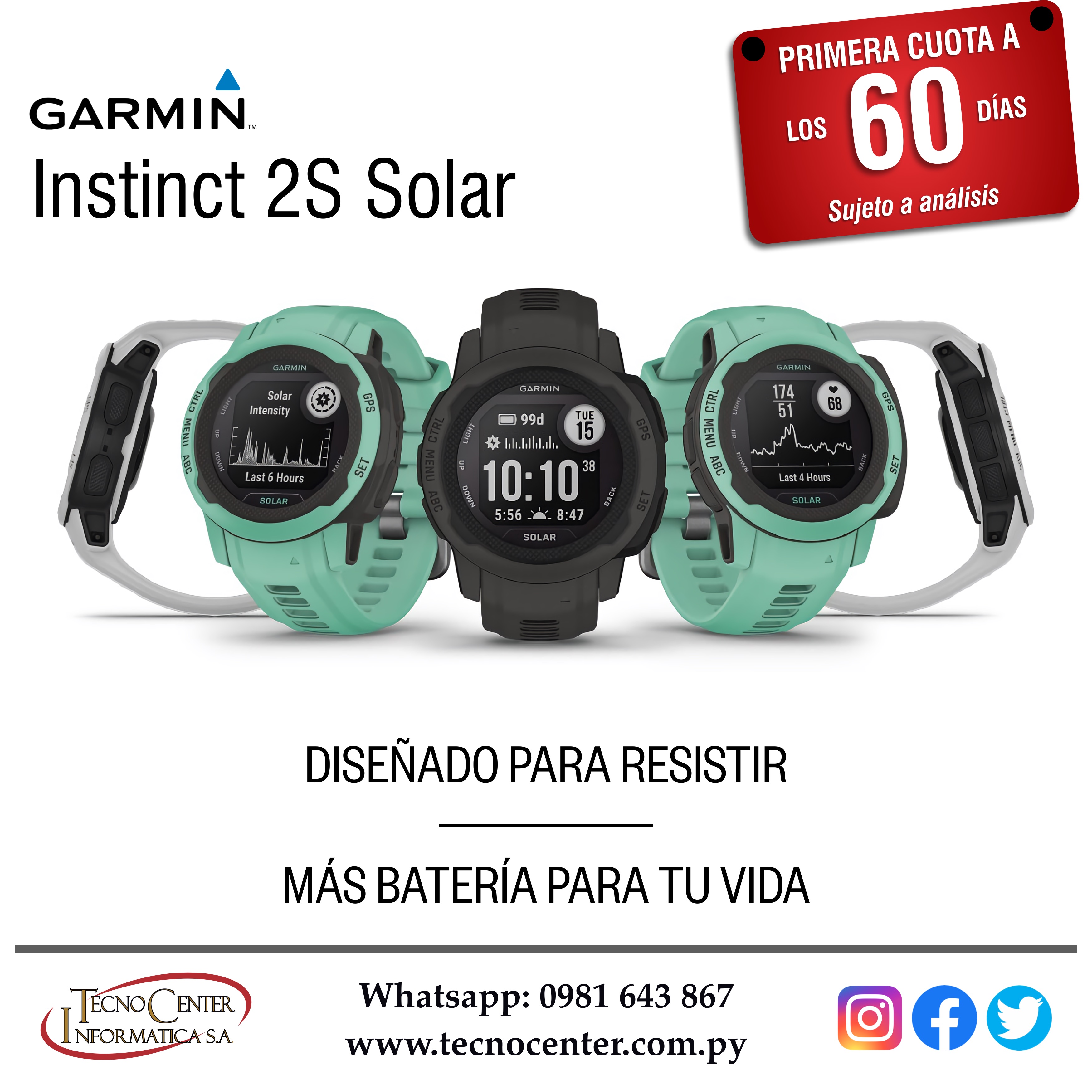 Comprá Reloj Smartwatch Garmin Fenix 7S - Envios a todo el Paraguay