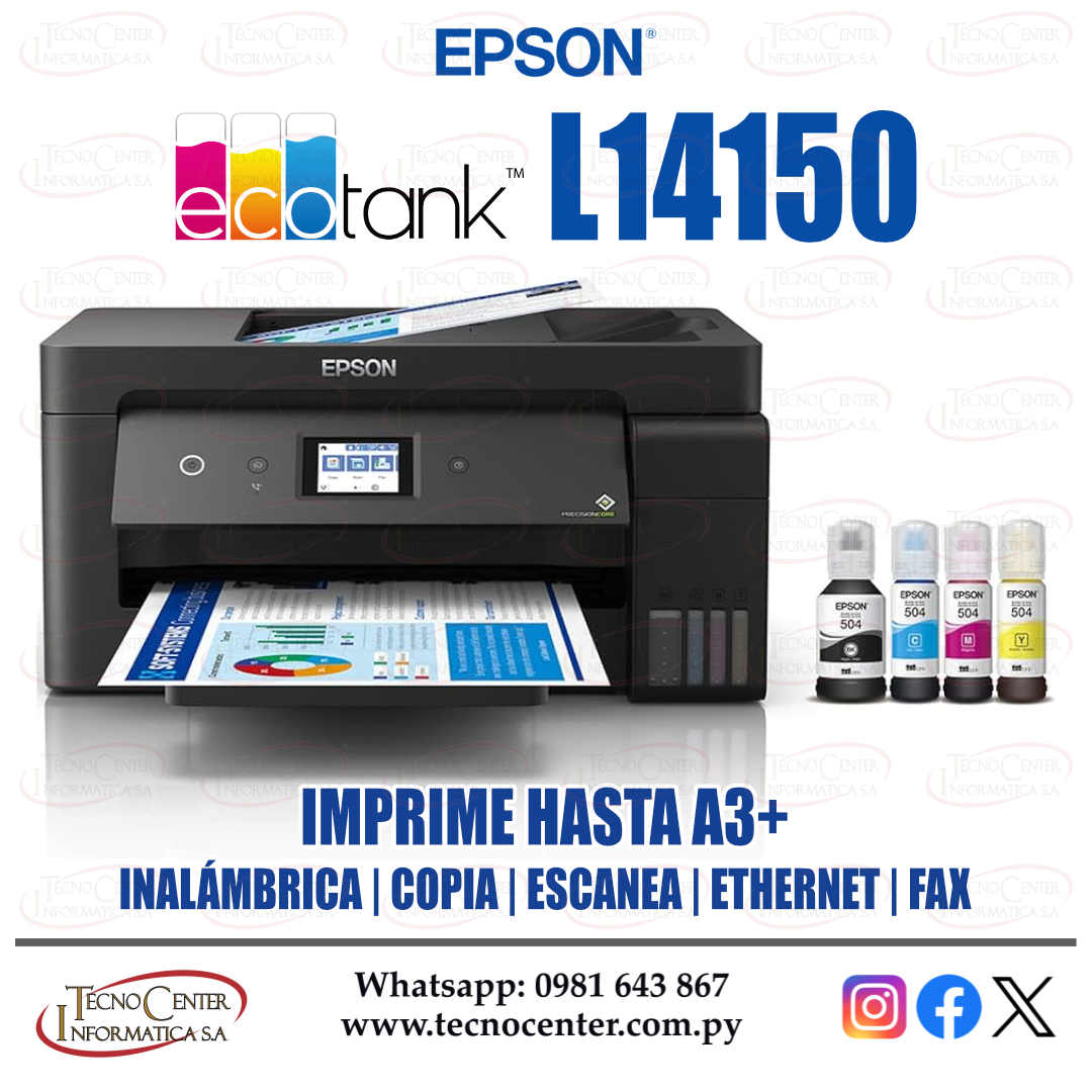 Impresora Multifuncional Epson EcoTank L14150 A3+