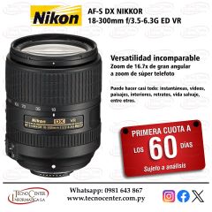 Lente Nikon AF-S DX 18-300mm