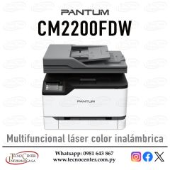 Impresora Multifunción LáserColor Pantum CM2200F