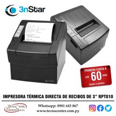 Impresora Térmica Directa 3nStar RPT010